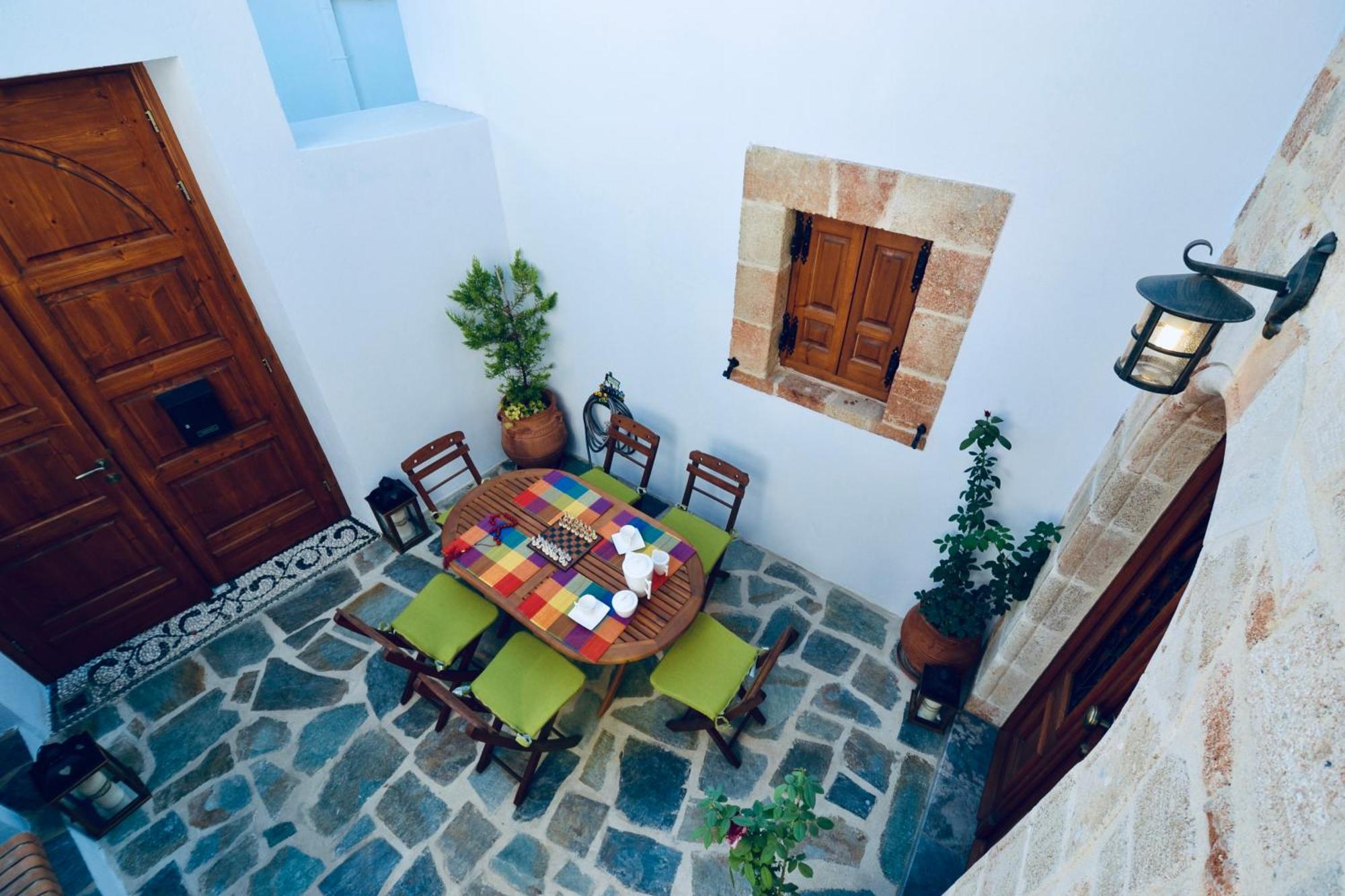 Villa Patitiri Traditional House With Hot Tub Archangelos  Exterior foto